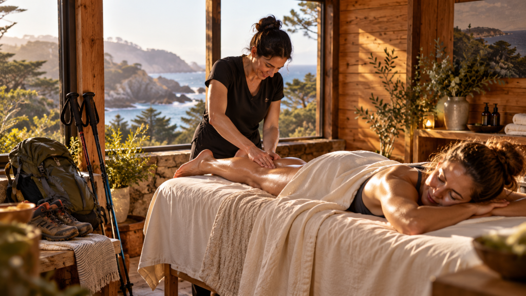 How Sports Massage Helps After Hiking the Trails Around Carmel and Point Lobos